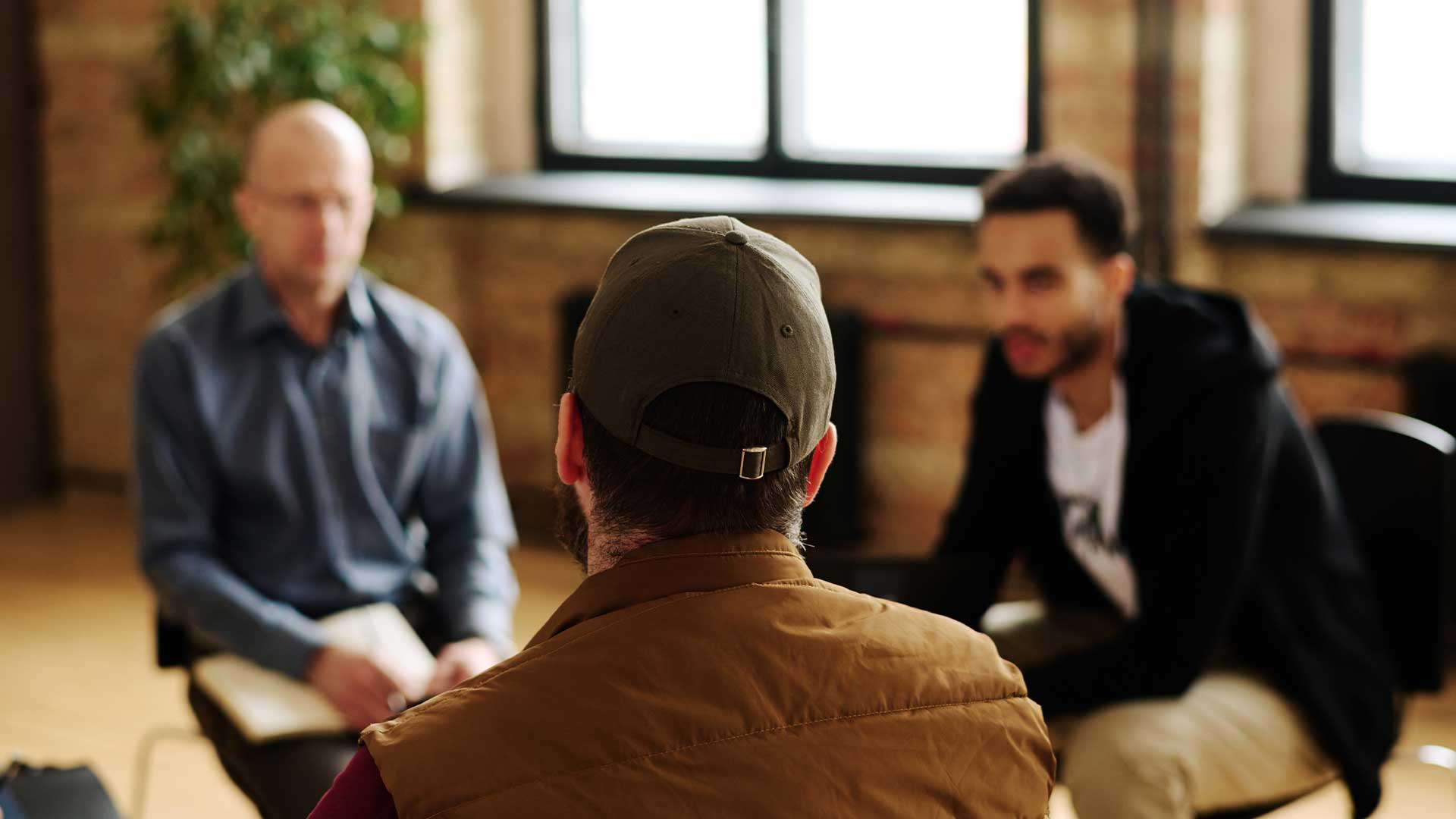 men in therapy together