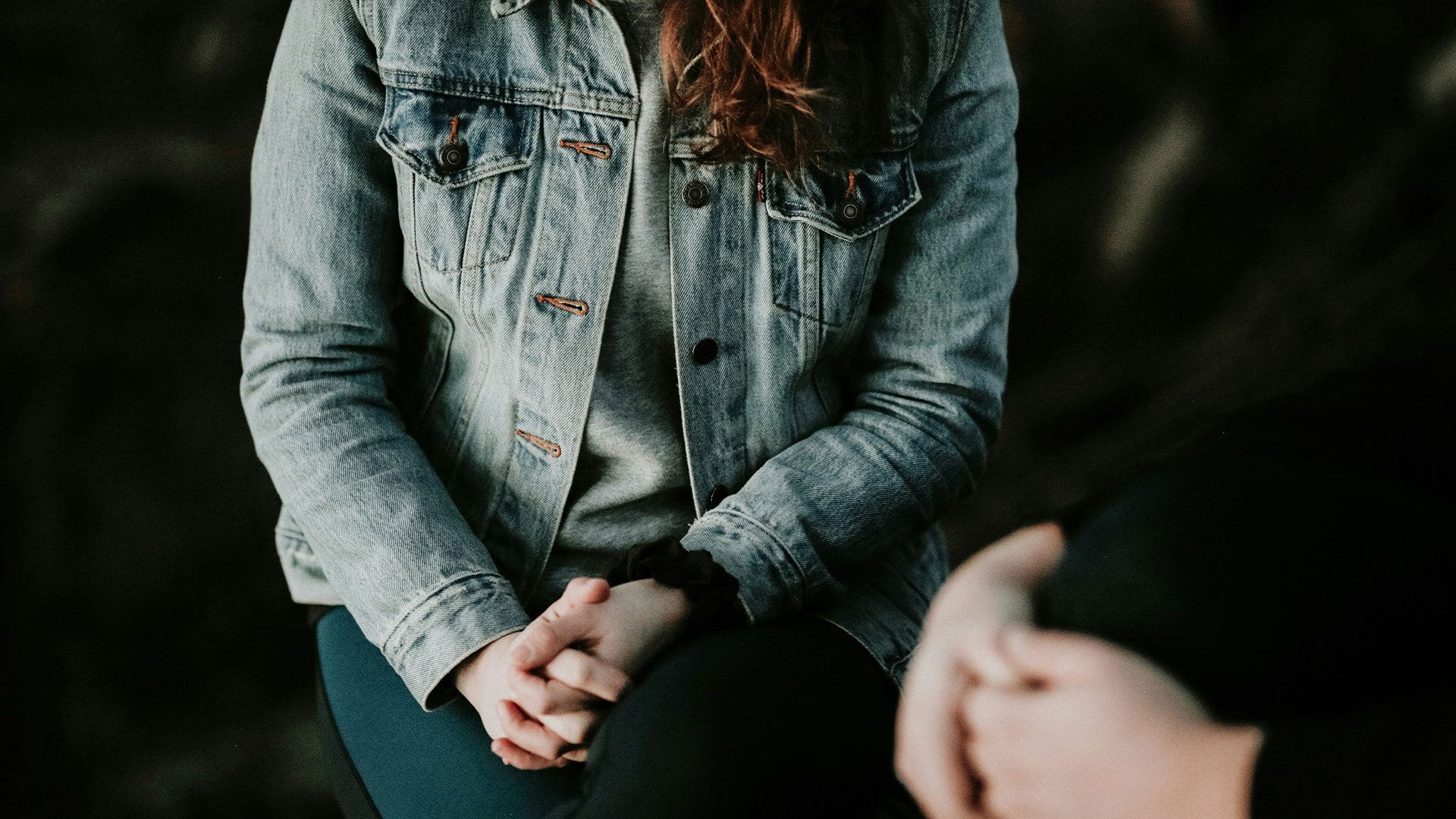 woman talking with therapist